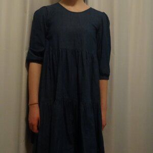 girl's demin dress size large xl-large